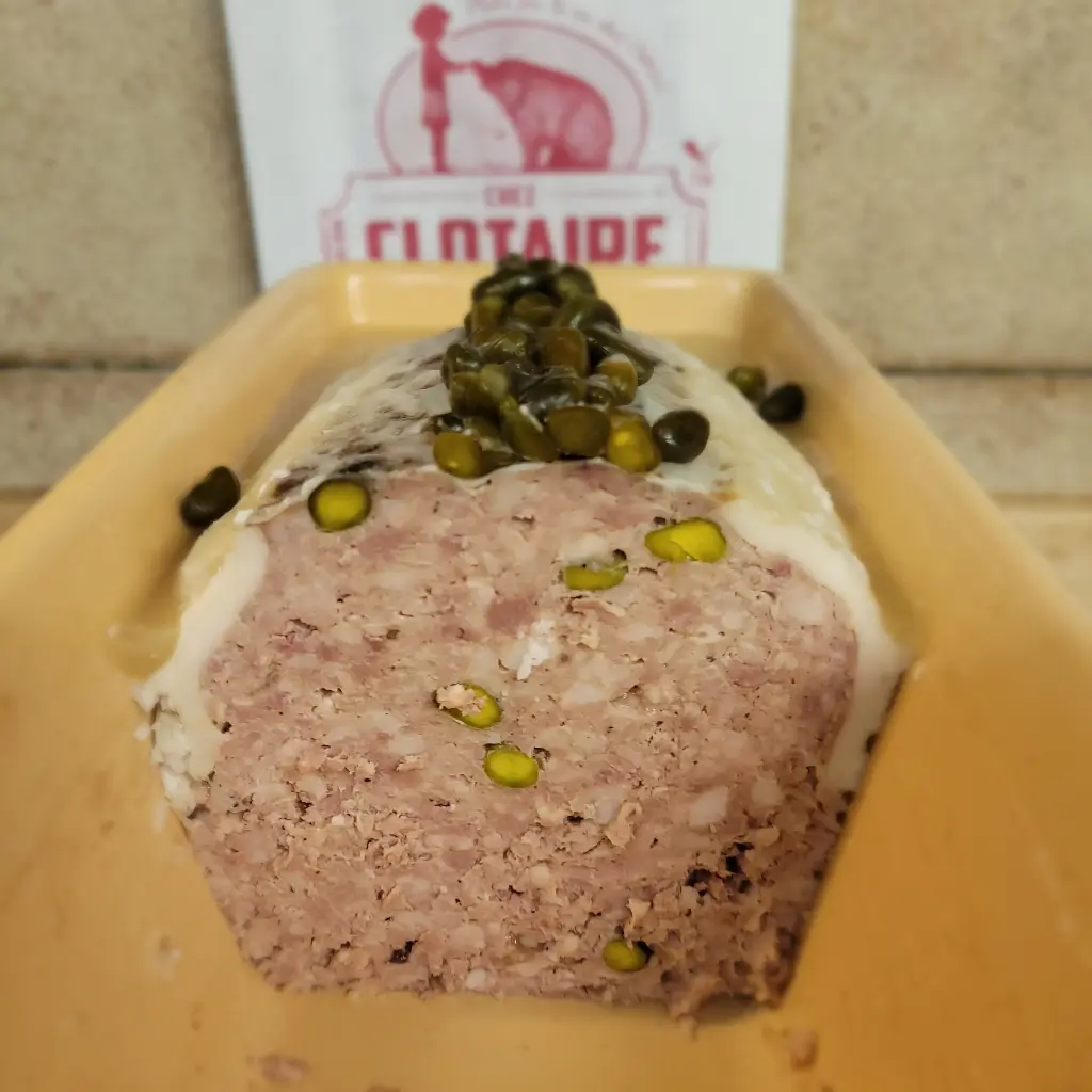 Terrine de Veau et Volaille aux pistaches